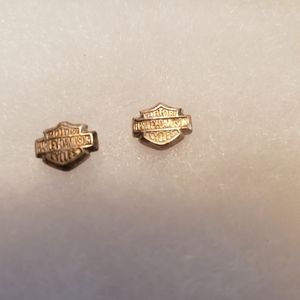 Cool as a cucumber Harley Davidson earrings